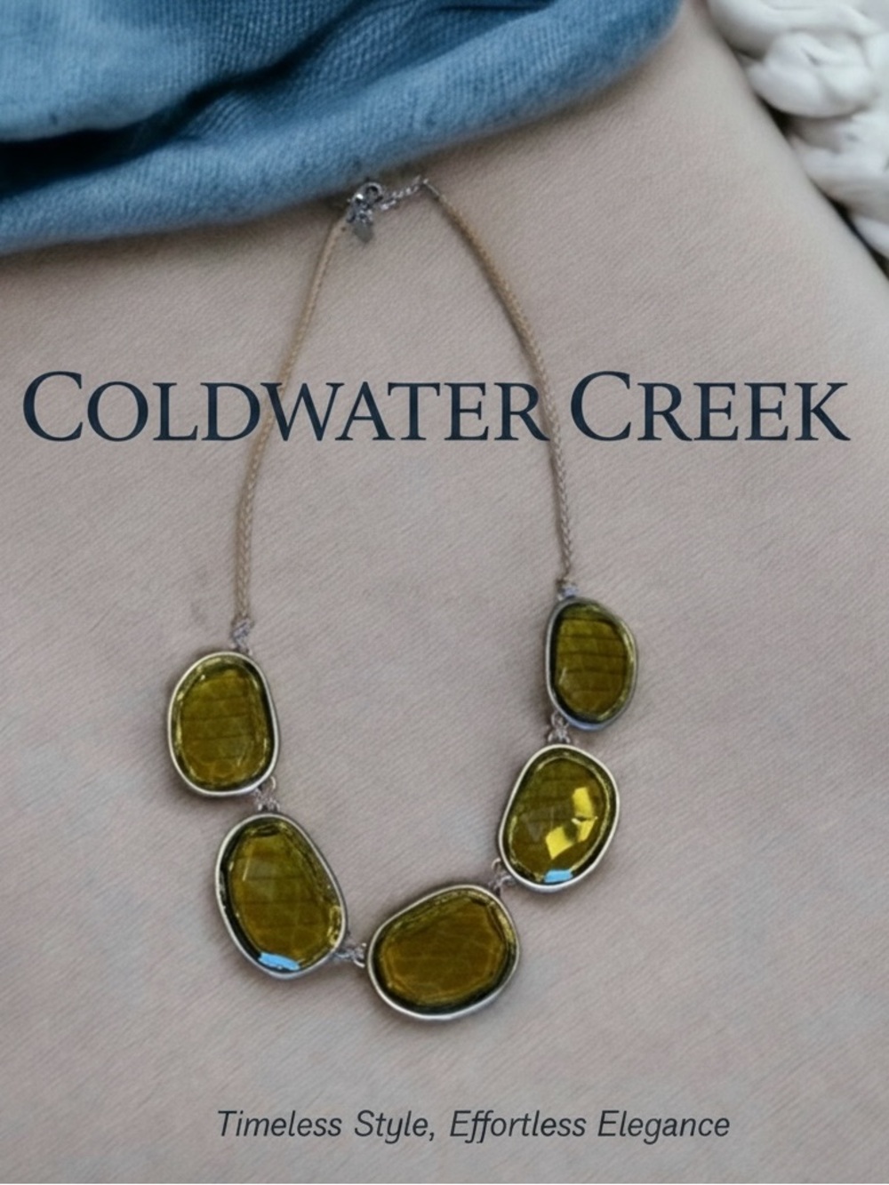 Beautiful Coldwater Creek statement necklace